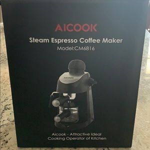 Aicook steam espresso coffee maker